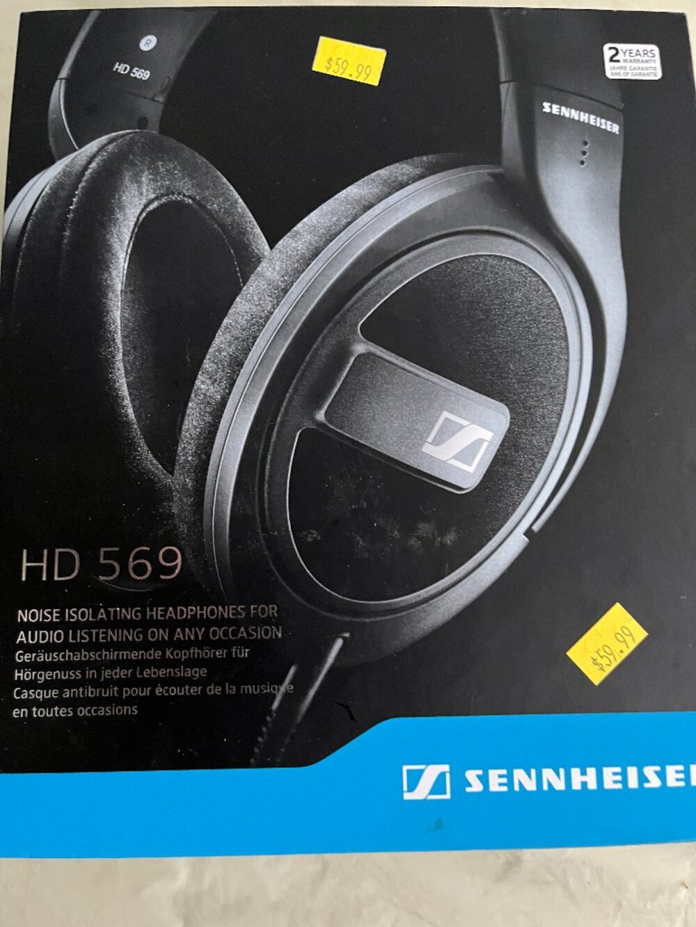 Premium Sennheiser HD569 Headphones
